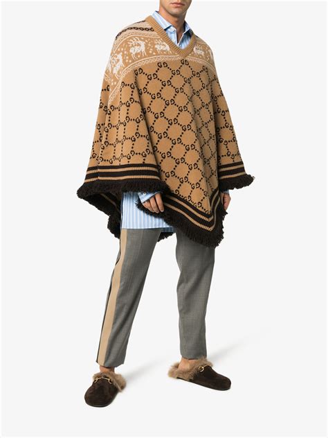 poncho gucci|gucci poncho women's.